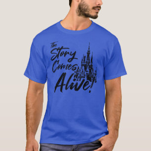 Camiseta A história vem no tema da luz viva