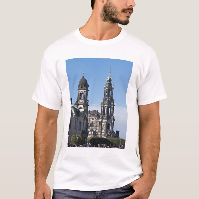 Camiseta A hofkirche (Igreja da Corte) Dresden (Frente)