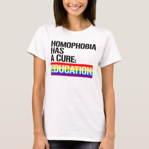 CAMISETA A HOMOFOBIA TEM CURA