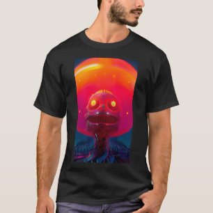 Camiseta A.I. Novo Sonho Psicodélico Ficico-Fi Dawn