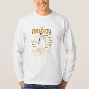 Camiseta A Idade do Ouro da América começa agora no quarto