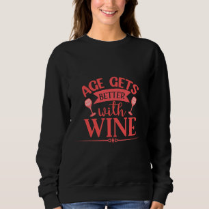 Camiseta A Idade Melhora Com O Vinho