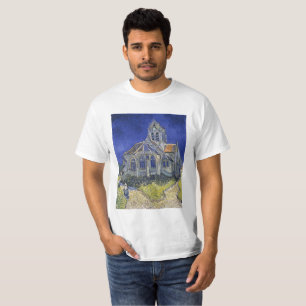 Camiseta A Igreja em Auvers por Vincent van Gogh