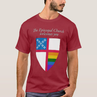 Camiseta A Igreja Episcopal Saúda Você LGBTQ