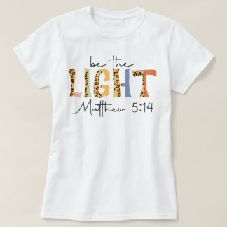 Camiseta A Igreja Retrorna Ser o Proverbo Cristão Luz