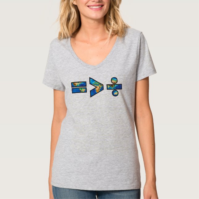 Camiseta A Igualdade é Maior que a Divisão (Frente)