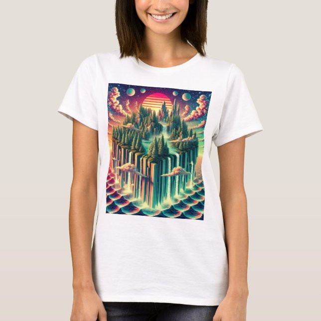 Camiseta A Ilha do Sonho: Uma Viagem Metáfora (Frente)