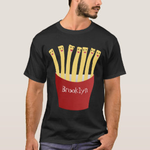 Camiseta A ilustração de desenho animado de comida rápida d