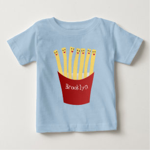 Camiseta A ilustração de desenho animado de comida rápida d