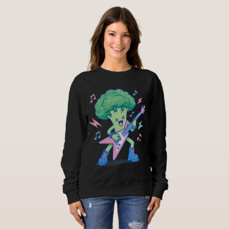 Camiseta A Ilustração do Brócolis Metálico – Guitarras Heav