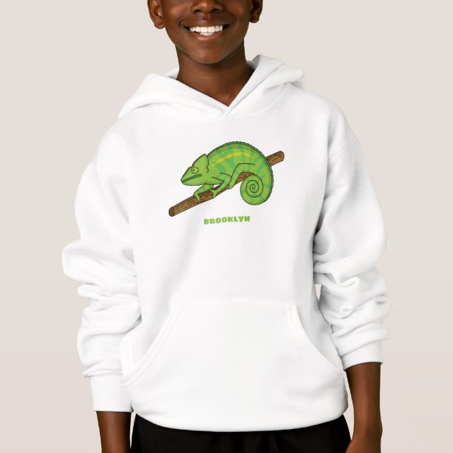 Camiseta A ilustração do camaleão de Parson (Frente)