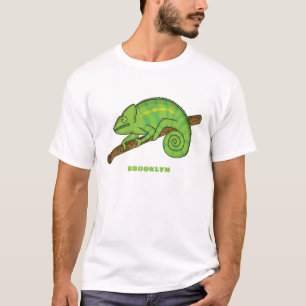 Camiseta A ilustração do camaleão de Parson