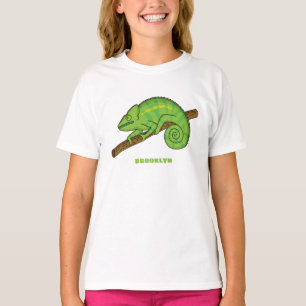 Camiseta A ilustração do camaleão de Parson