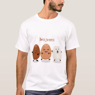 Camiseta A ilustração engraçada de desenhos animados nos