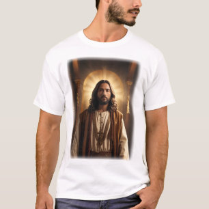 Camiseta A imagem de Jesus Cristo em HD