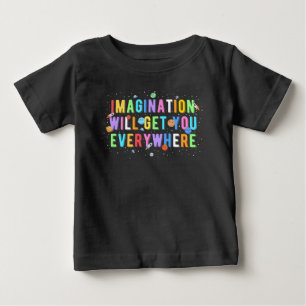 Camiseta A Imaginação Te Levará A Todos Os Lugares
