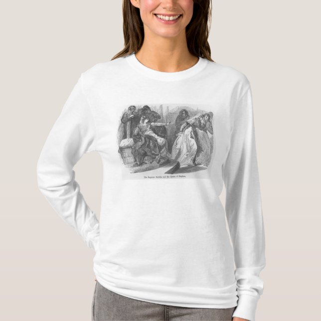 Camiseta A imperatriz Matilda e a rainha de Stephen (Frente)