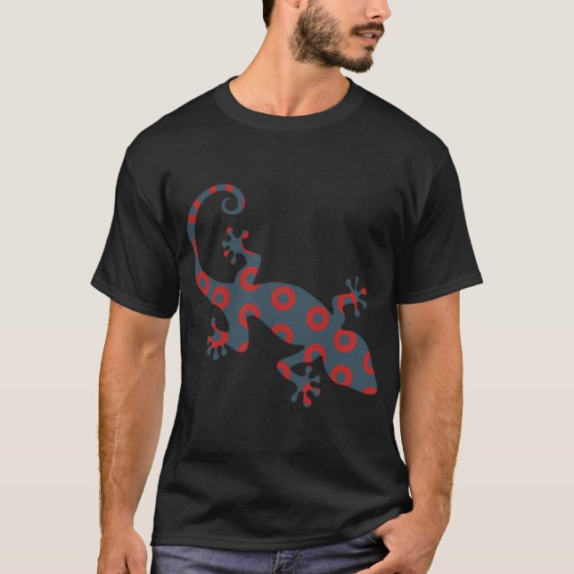 Camiseta A Impressão de Donut de Phish dos Lagartos (Frente)