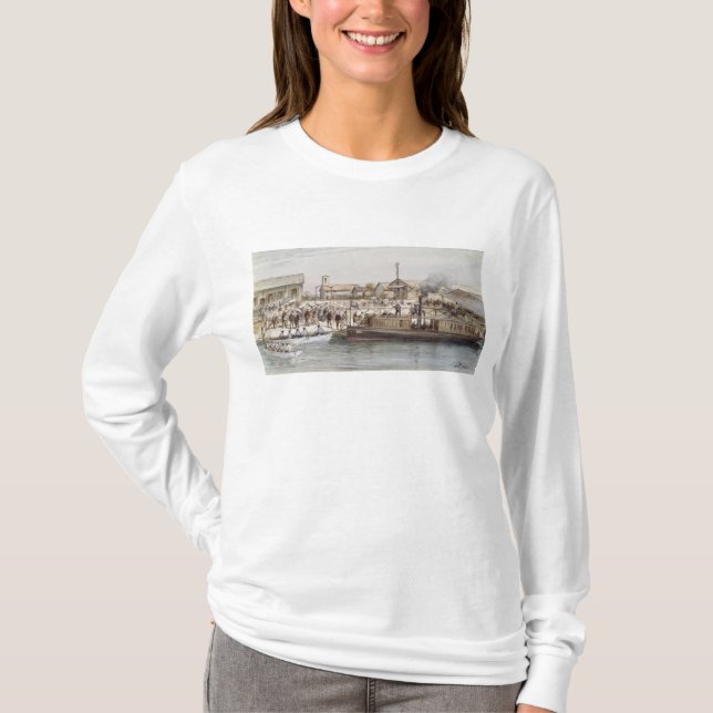 Camiseta A inauguração do canal de Suez (Frente)