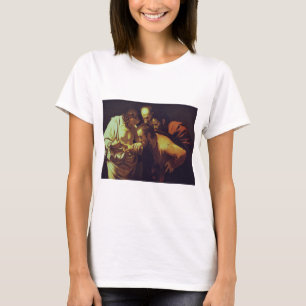 Camiseta A Incredulidade do Santo Thomas por Caravaggio