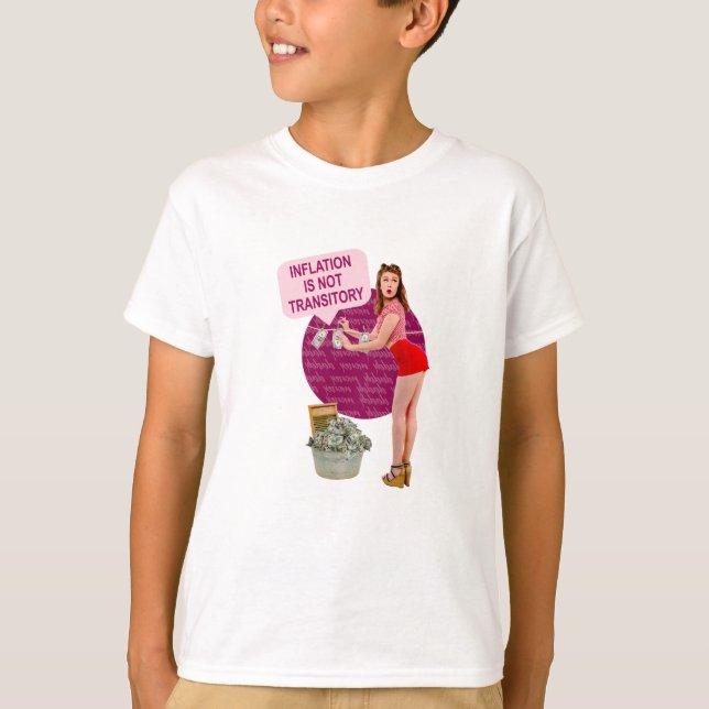 Camiseta A inflação não é transitória (Frente)