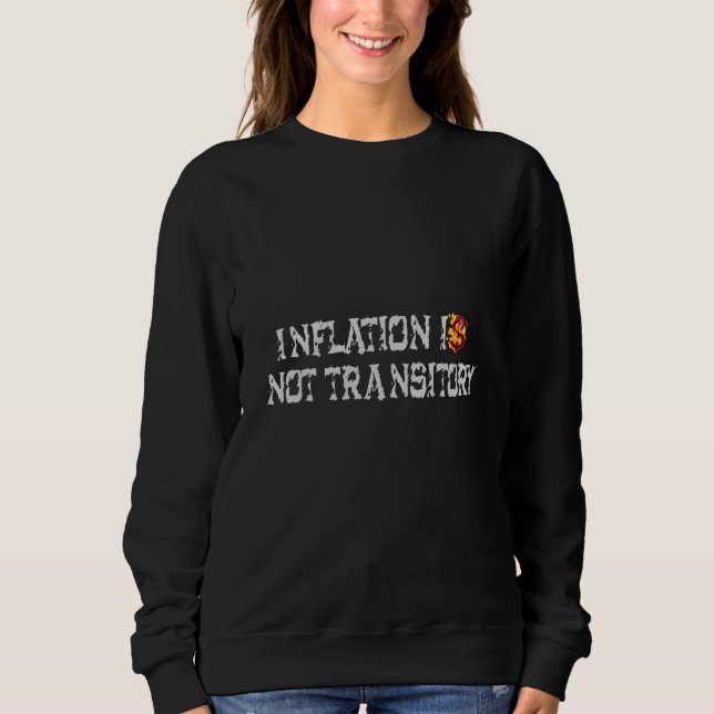 Camiseta A inflação não é transitória (Frente)