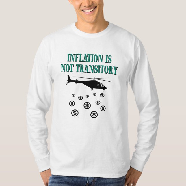 Camiseta A inflação não é transitória (Frente)