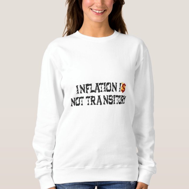 Camiseta A inflação não é transitória (Frente)