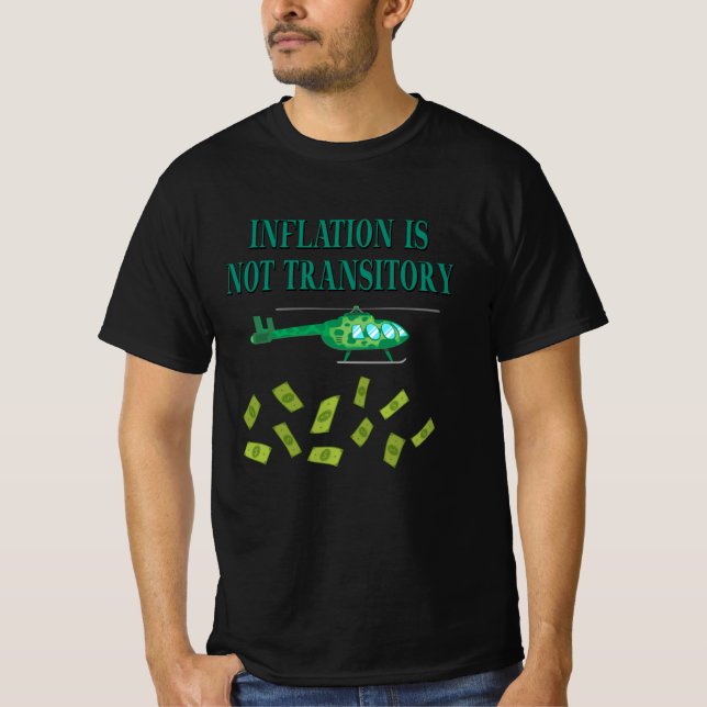 Camiseta A inflação não é transitória (Frente)