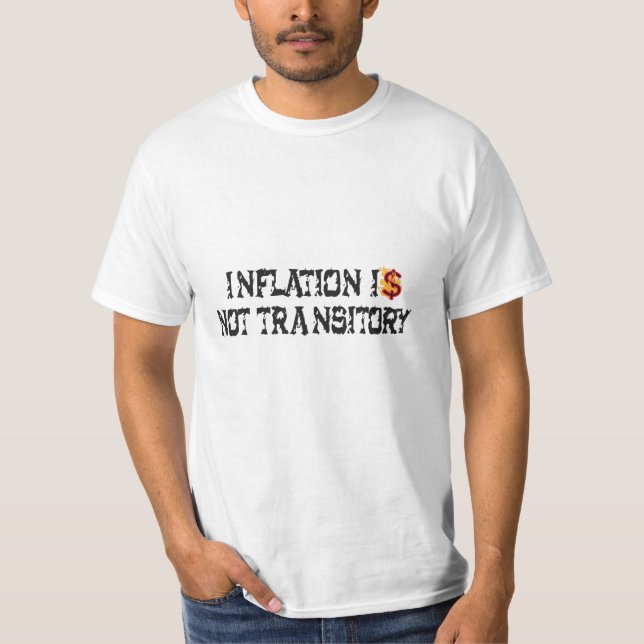 Camiseta A inflação não é transitória (Frente)