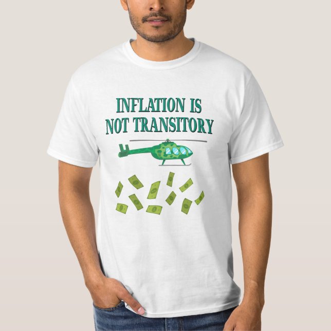 Camiseta A inflação não é transitória (Frente)