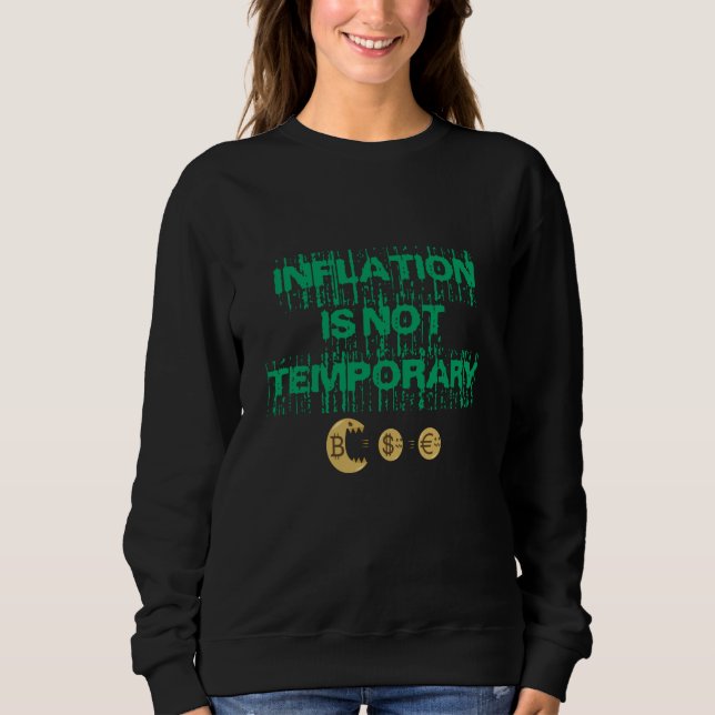 Camiseta A inflação não é transitória (Frente)