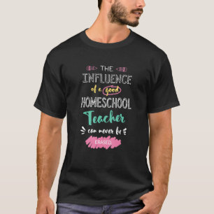 Camiseta A influência de um bom Obrigado de professor de es