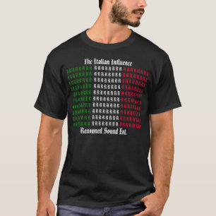 Camiseta A influência italiana