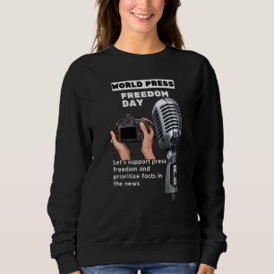 Camiseta A Informação sobre o Dia Mundial da Liberdade de I