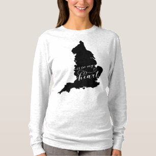 Camiseta A Inglaterra Está No Meu Coração