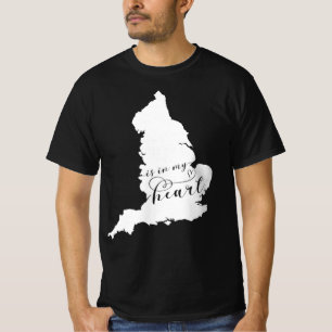 Camiseta A Inglaterra Está No Meu Coração