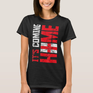 Camiseta A Inglaterra Futebol está chegando em casa Bandeir