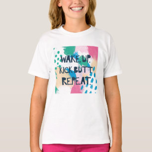 Camiseta A inspiração brilhante IV   acorda a repetição