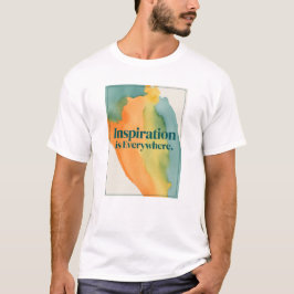 Camiseta A Inspiração Está em Toda Parte