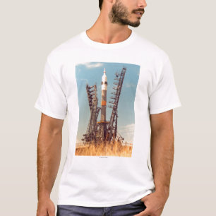 Camiseta A instalação da nave espacial de Soyuz em Baikonur
