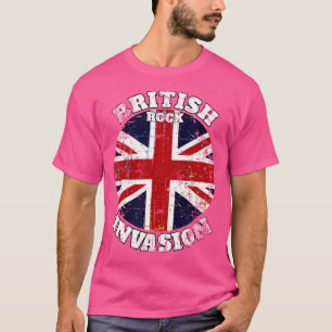 Camiseta A invasão musical britânica Rock V2