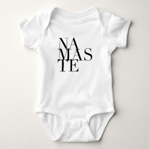 Camiseta A ioga chique de Namaste inspirou o Bodysuit