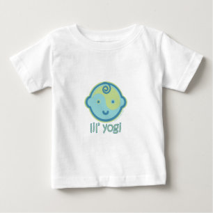 Camiseta A ioga fala o bebê: Iogue de Lil