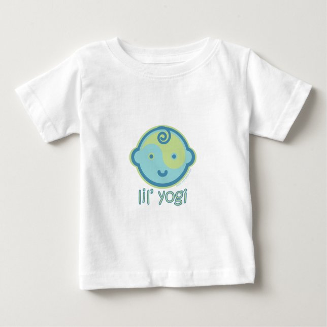 Camiseta A ioga fala o bebê: Iogue de Lil (Frente)