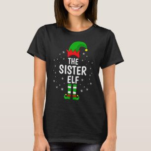 Camiseta A Irmã Elf Xmas que Corresponde à Família Engraçad