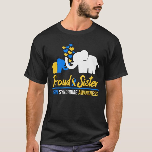 Camiseta A Irmã Orgulhosa Cita Presentes de Conscientização (Frente)