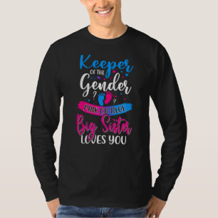 Camiseta A Irmã Rosa Ou Azul Grande Te Ama Mantendo O Gêner