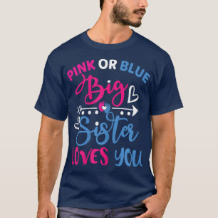 Camiseta A Irmã Rosa ou Azul Grande Te Ama, Querida, Raposa