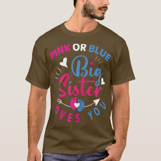 Camiseta A Irmã Rosa ou Azul Grande Te Ama, Querida, Raposa